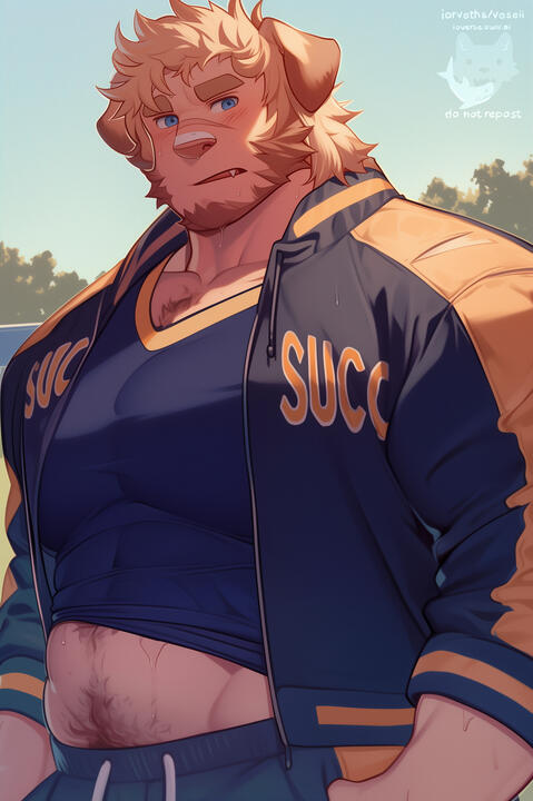 "I'm not out of shape, okay? It's...puppy-fat."
